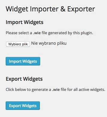widget-importer-exporter