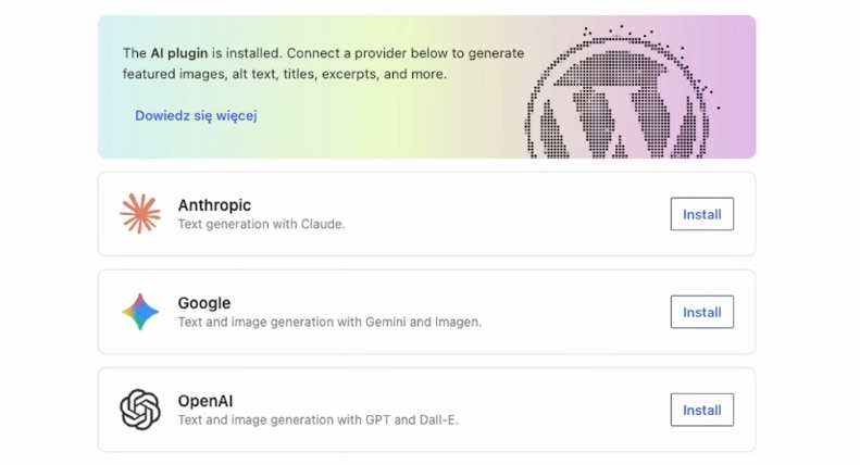 Nowy WordPress 7.0 - aktualizacja z obsługą AI